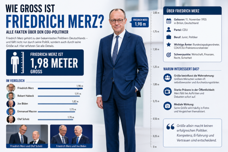 Wie groß ist Friedrich Merz