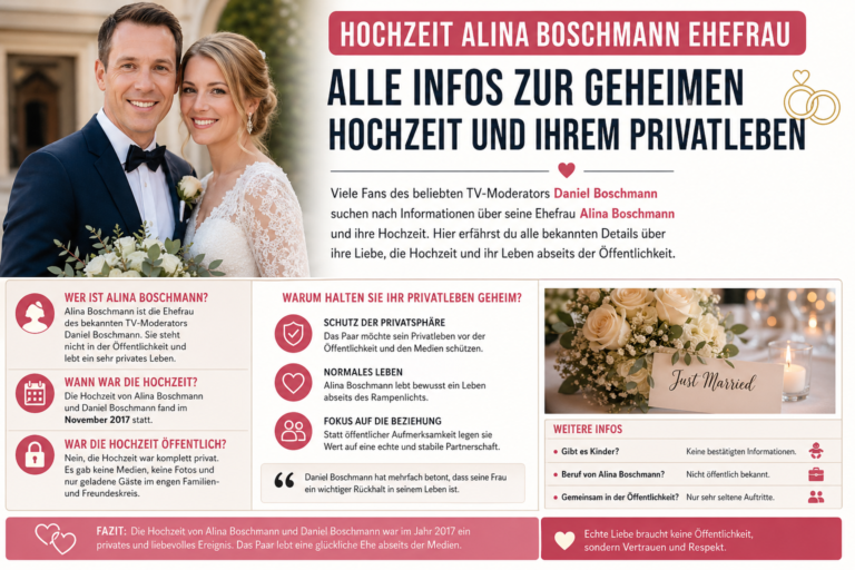 Hochzeit Alina Boschmann Ehefrau