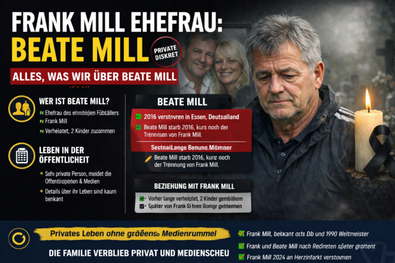 Frank Mill Ehefrau