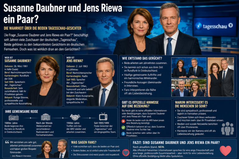 Susanne Daubner und Jens Riewa ein Paar