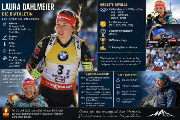 Biathletin Laura Dahlmeier Biathlon